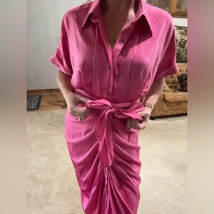 Vintage inspired pink dress